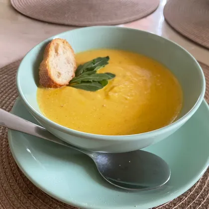 Нежный крем-суп из тыквы