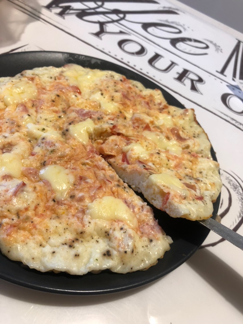 Пп воздушный омлет с сыром и помидором на завтрак