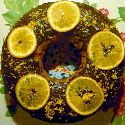 Феерический кекс с апельсинами и шоколадом