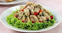 Горячая закуска с шампиньонами