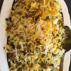 Yaşıl mərciməkli plov/Плов с зелёной чечевицей