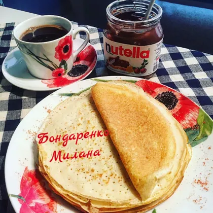 Очень вкусные блинчики🥞 на минеральной воде, без лишних затрат.🥞✌️😋