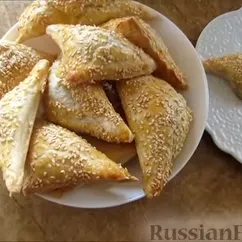 Бурекасы с сыром и баклажанами