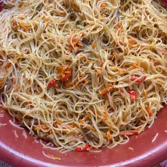 Фунчоза с мясом и овощами😋