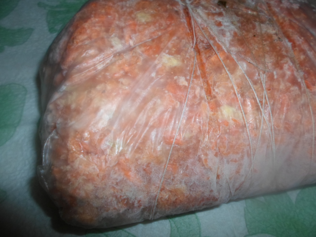 Заморозка моркови