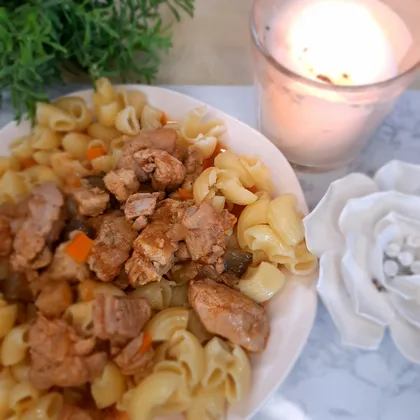 Рецепт азу из свинины с солеными огурцами