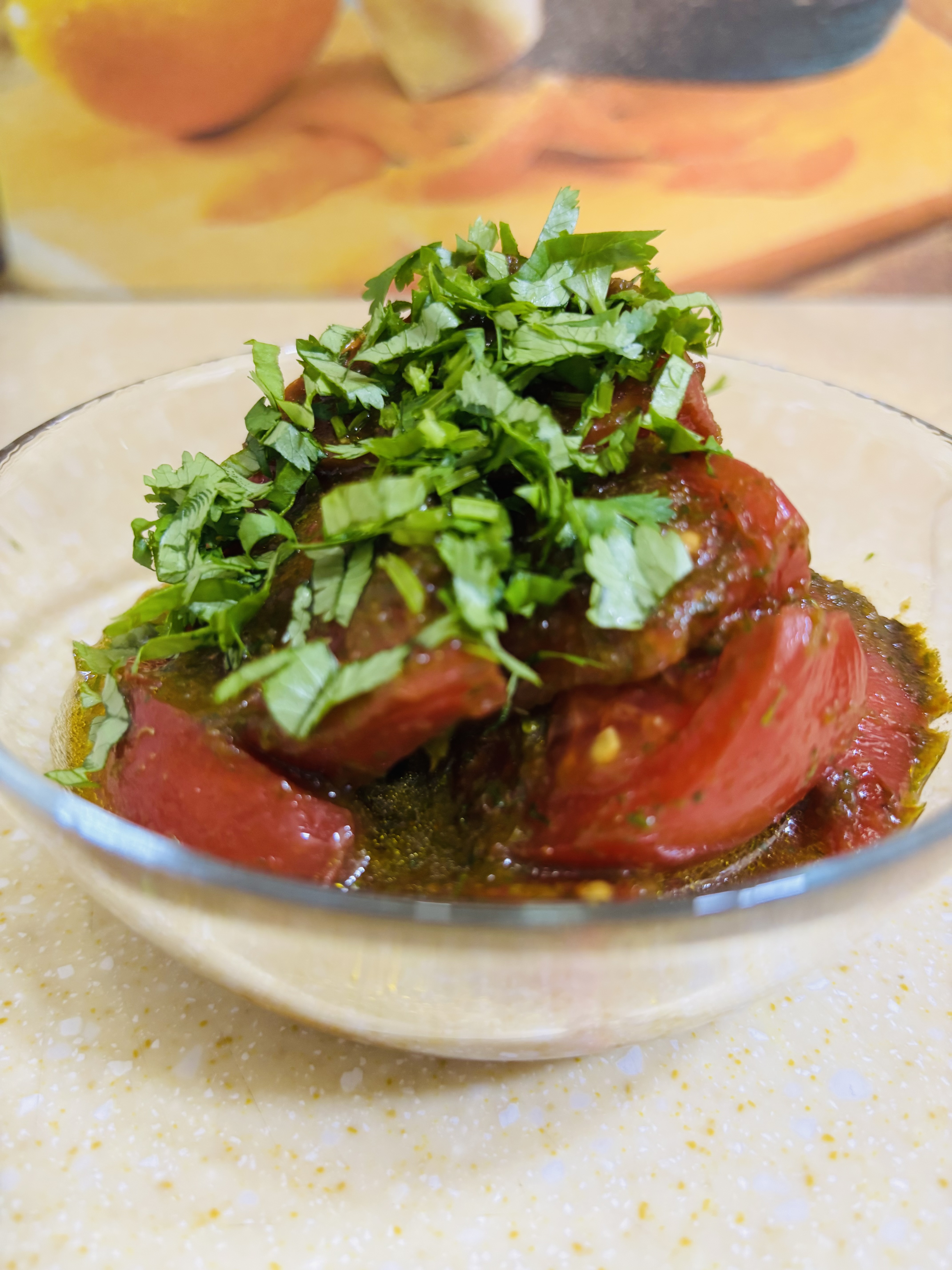 Салат из помидоров 