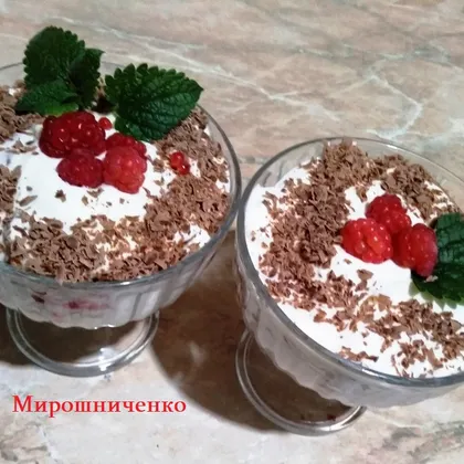 Десерт из медовых коржей