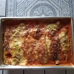 Запеканка из кабачков и куриной грудки