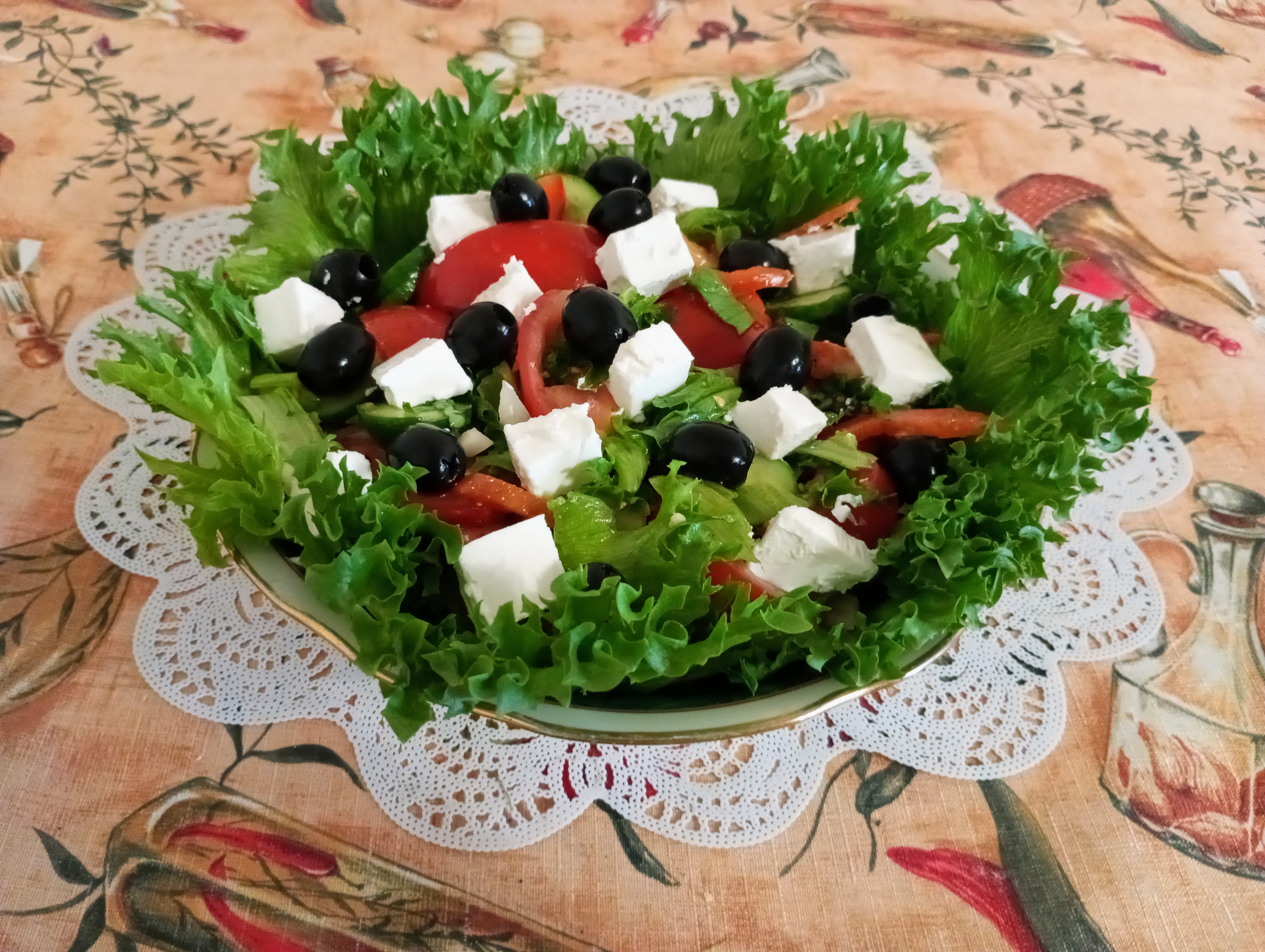 Греческий салат 