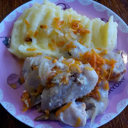 Картофельное 🥔 пюре на курином 🐔 бульоне