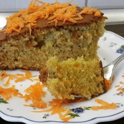 Миндально - морковный пирог