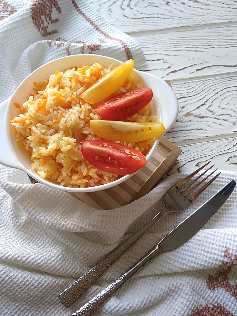 Рис с морковкой и луком на сковороде - пошаговый рецепт с фото на malino-v.ru