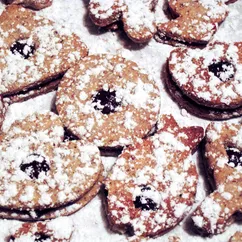 Печение Линцер. Linzer Plätzchen.  Рождественское печение № 7