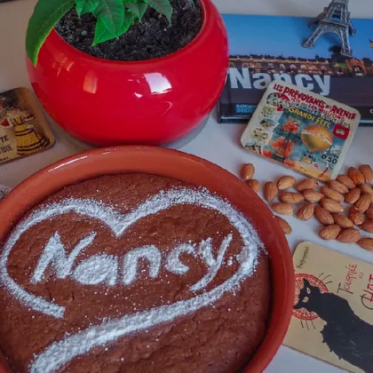 Миндально-шоколадный пирог из французского города Нанси
