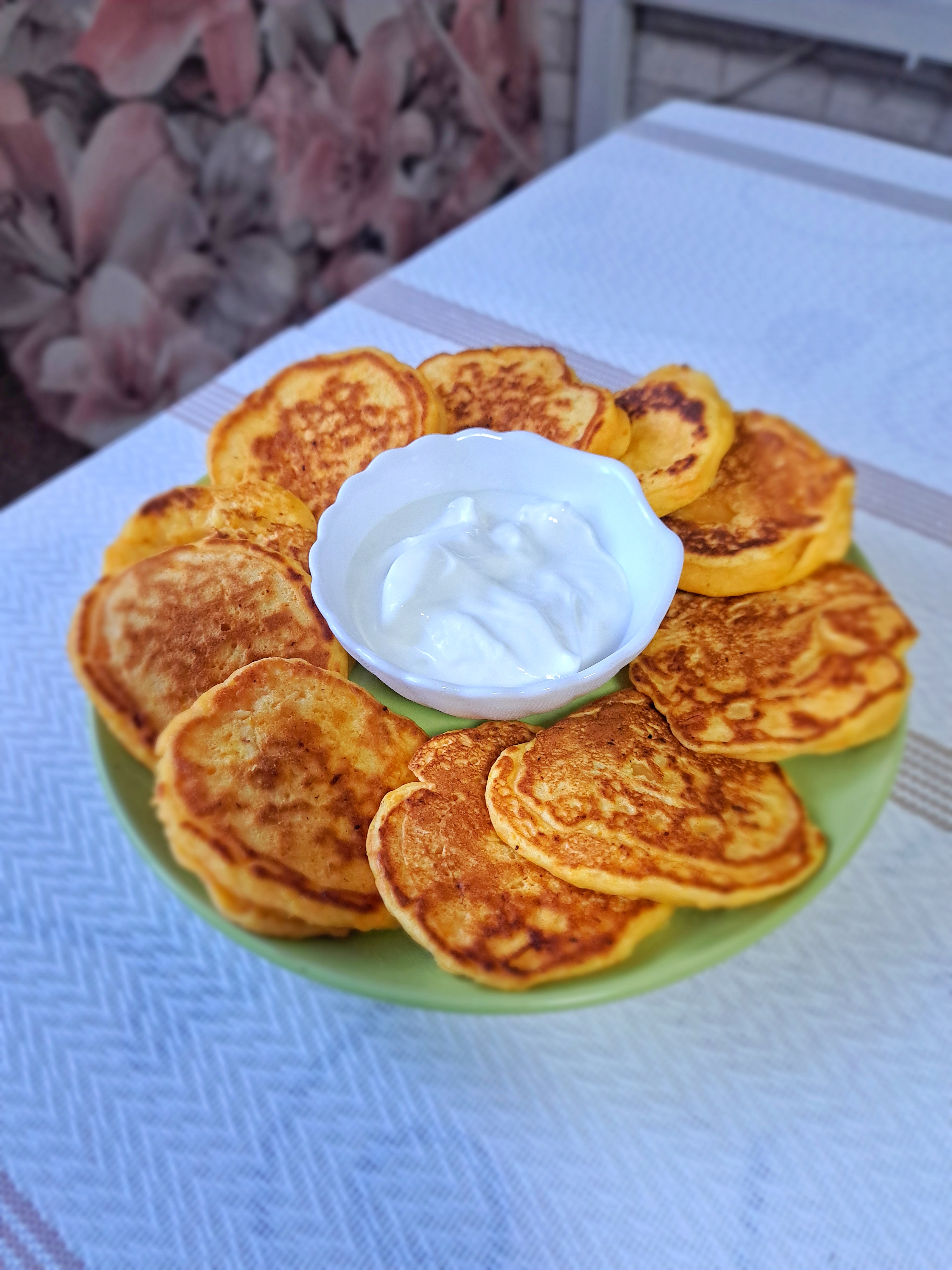Тыквенные панкейки