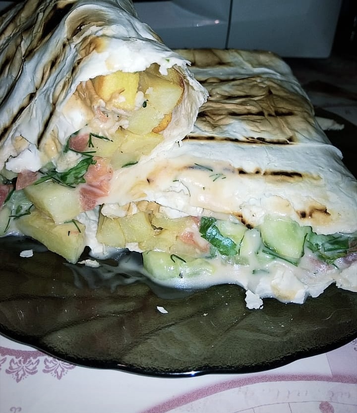 Веганская шавуха