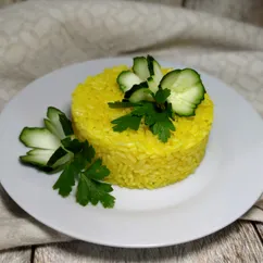 Рис на сковороде рассыпчатый. Гарнир