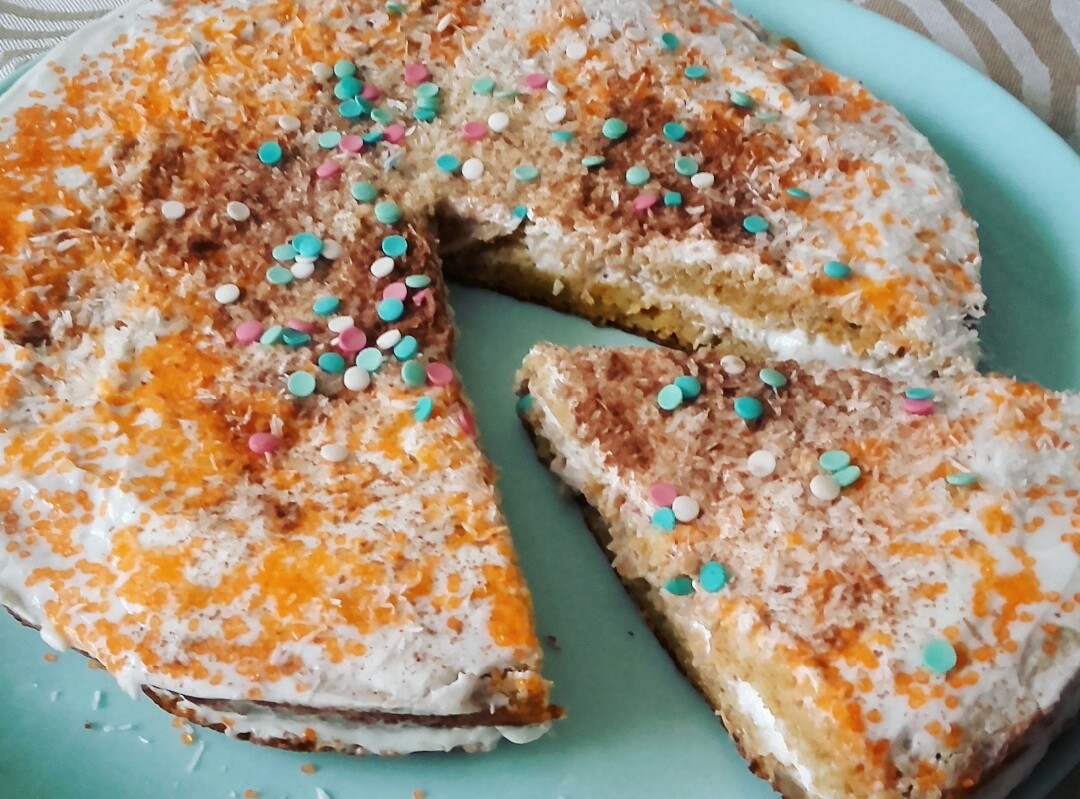 Морковный торт пп