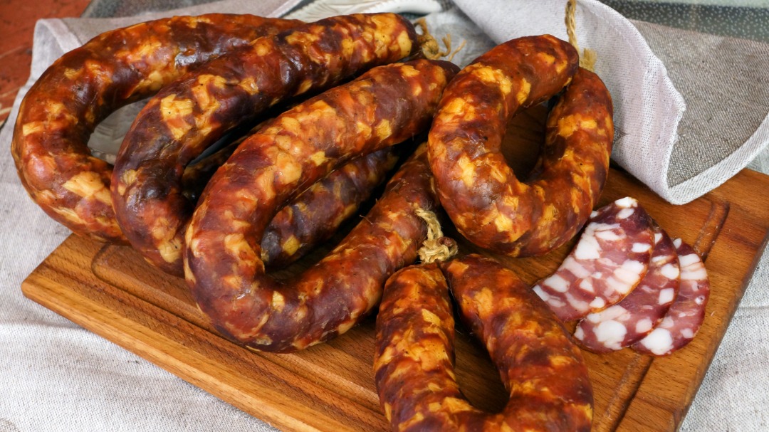 Краковская колбаса варёно-Копчёная