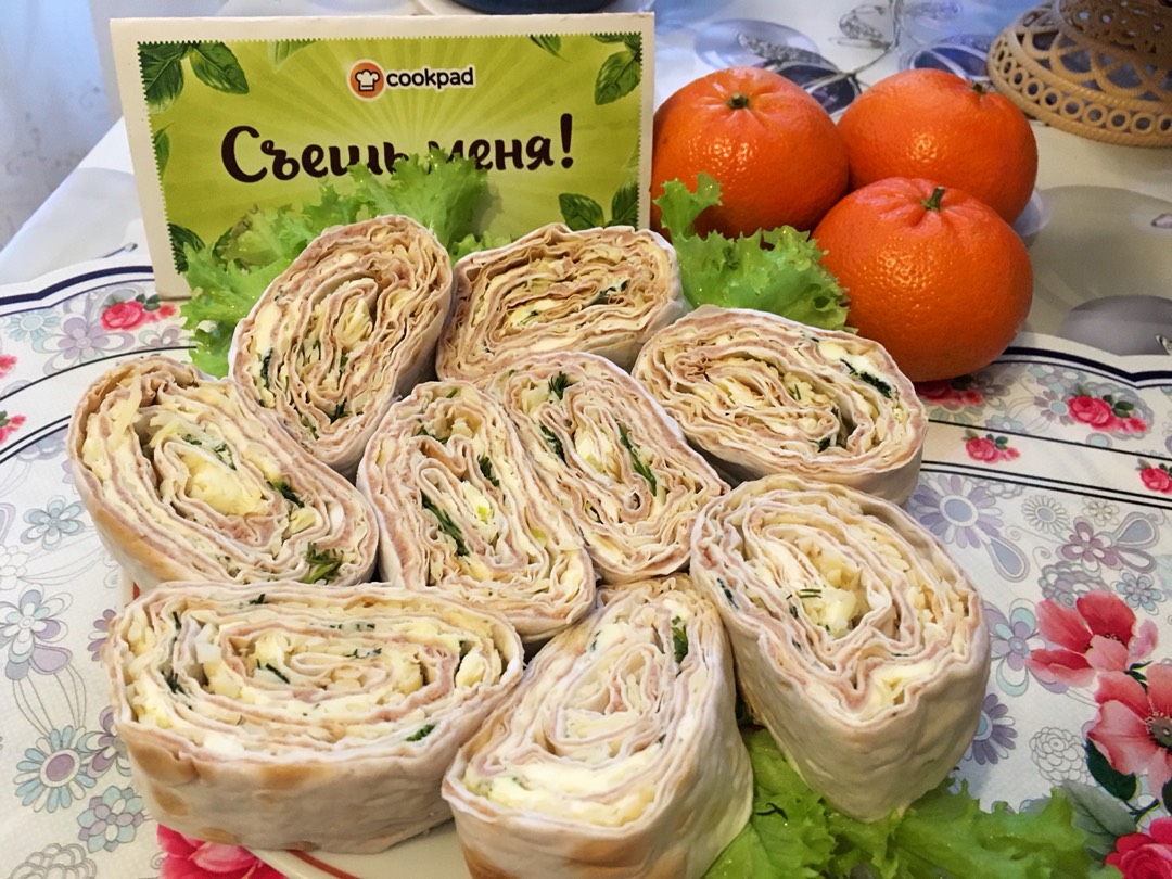 Мясной паштет в лаваше