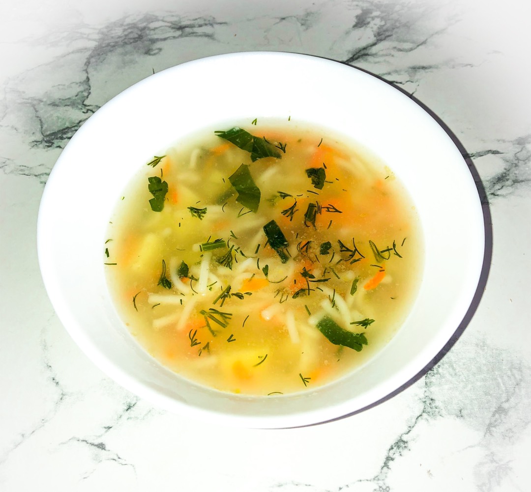 Куриный суп с вермишелью (в мультиварке)