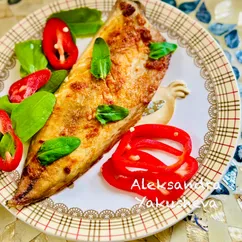 Скумбрия с паприкой в духовке