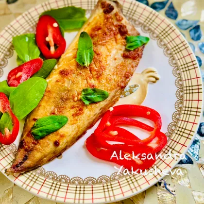 Скумбрия с паприкой в духовке