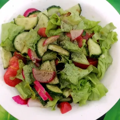 Легкий овощной салат