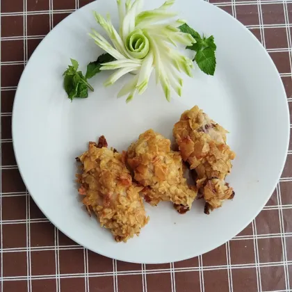 Куриные крылышки в чипсах