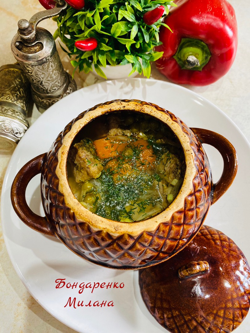 «А-ля Чанахи в глиняных горшочках»😋ОЧЕНЬ ВКУСНО!