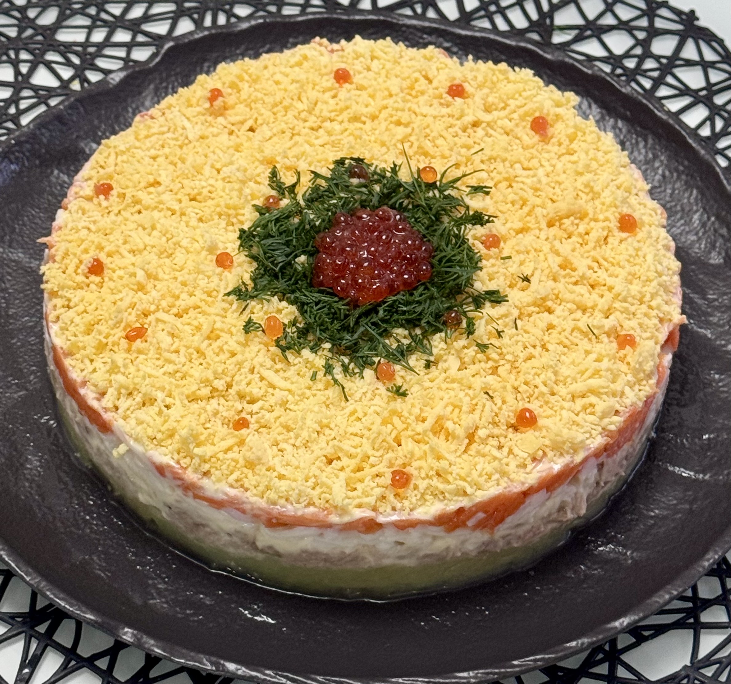 Салат «а-ля» Мимоза с тунцом