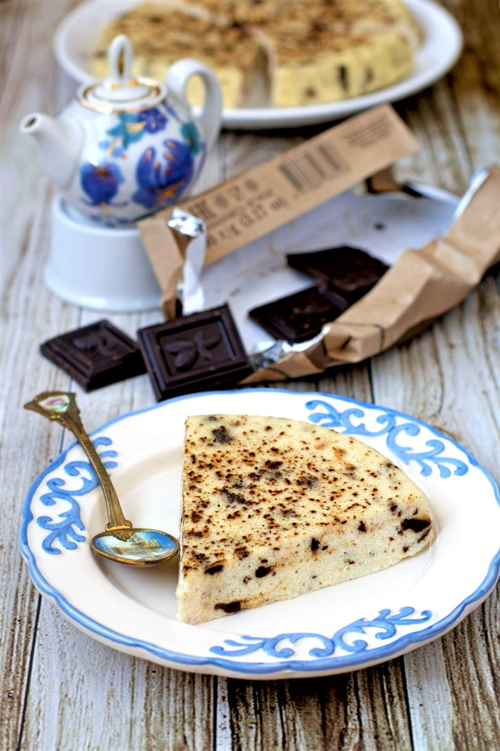 Творожная запеканка с шоколадом