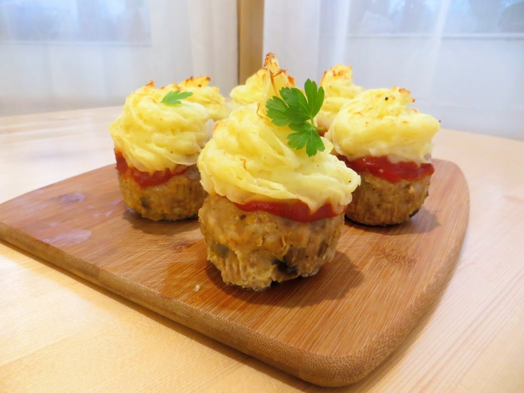 Мужские пирожные из фарша