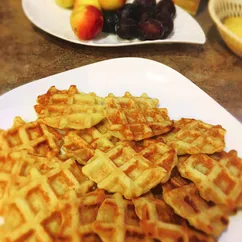 Ароматные яблочные вафли с корицей 🤤🍏🍎