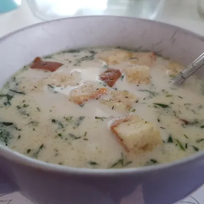 Крем суп из шампиньонов