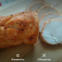 Сочная колбаса из куриной грудки