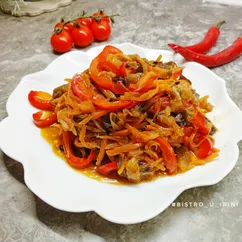 Баклажаны в кисло-сладком соусе