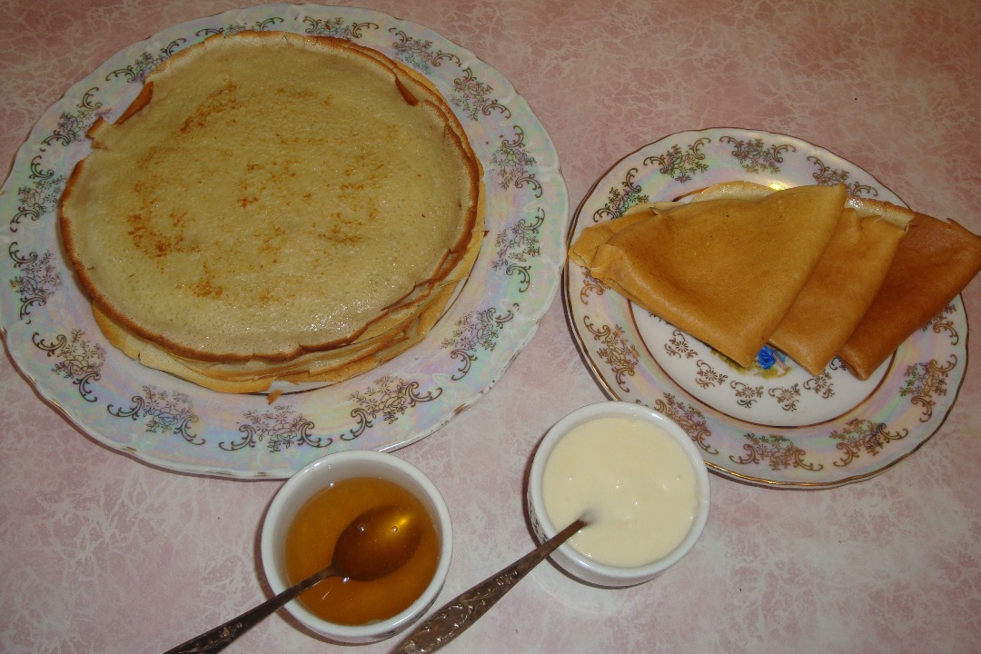 Блины на молоке