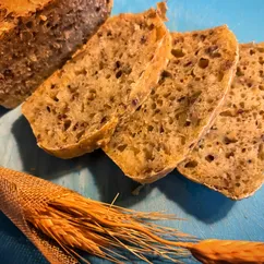 Хлеб с семечками и итальянскими травами в духовке