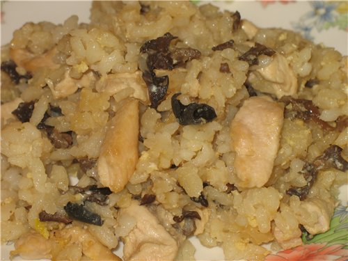 Рис по-тайски с курицей