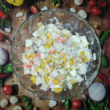 Крабово-мидийный салат