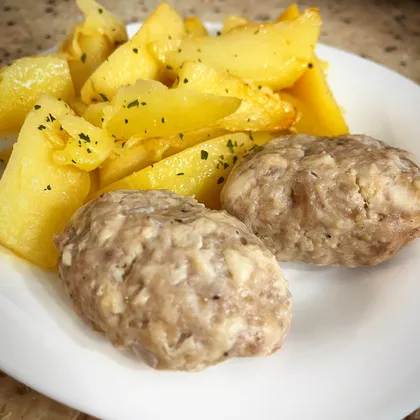 Котлеты паровые из свинины и курицы