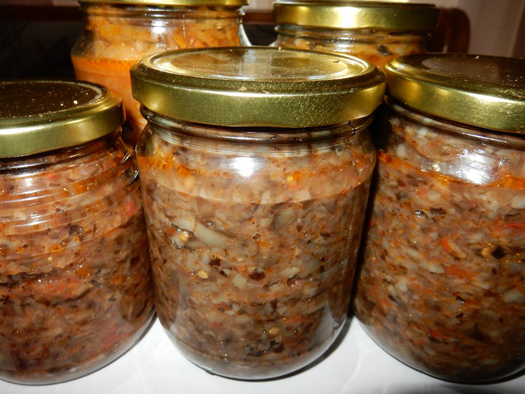 Грибная икра  на зиму