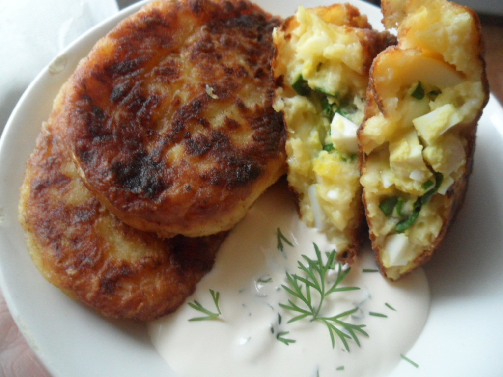 Рецепт Зразы картофельные с яйцом и рисом