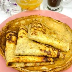 Заварные цельнозерновые блинчики 🥞