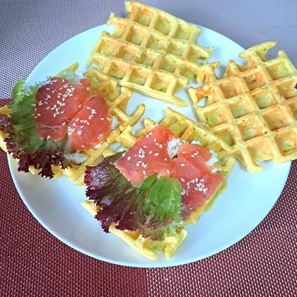 Кабачковые вафли