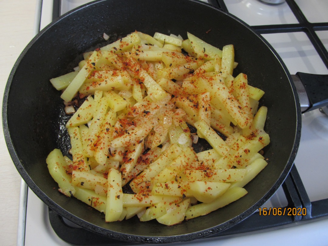 Картошечка жареная🥔🥔🥔