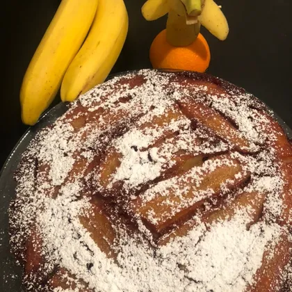 Карамельно-банановый кекс