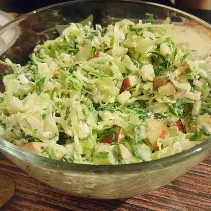 Лёгкий салатик из капусты